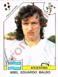 130 Abel Eduardo Balbo – FIFA World Cup Italia 1990 Panini