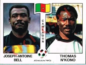 173 Joseph-Antoine Bell / Thomas N'Kono – FIFA World Cup Italia 1990 Panini
