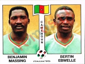 175 Benjamin Massing / Bertin Ebwelle – FIFA World Cup Italia 1990 Panini
