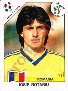 161 Iosif Rotariu – FIFA World Cup Italia 1990 Panini
