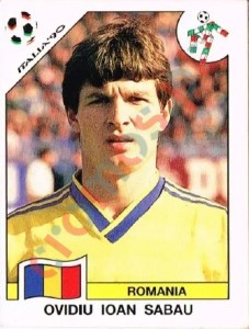 164 Ovidiu Ioan Sabau – FIFA World Cup Italia 1990 Panini