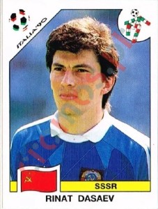 134 Rinat Dasaev – FIFA World Cup Italia 1990 Panini