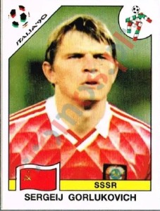 138 Sergei Gorlukovich – FIFA World Cup Italia 1990 Panini