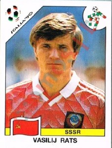 141 Vasili Rats – FIFA World Cup Italia 1990 Panini