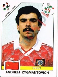 142 Andrei Zygmantovich – FIFA World Cup Italia 1990 Panini