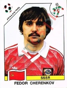 148 Fedor Cherenkov – FIFA World Cup Italia 1990 Panini