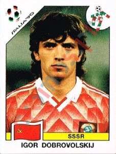 150 Igor Dobrovolskij – FIFA World Cup Italia 1990 Panini