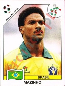 195 Mazinho (Iomar do Nascimento) – FIFA World Cup Italia 1990 Panini