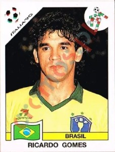 197 Ricardo Gomes (Ricardo Gomes Raimundo) – FIFA World Cup Italia 1990 Panini