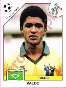 205 Valdo (Valdo Candido Filho) – FIFA World Cup Italia 1990 Panini