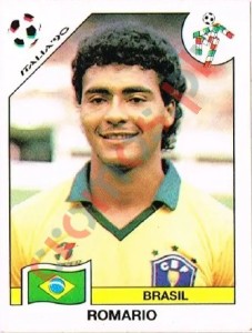 208 Romario (Romario de Souza Faria) – FIFA World Cup Italia 1990 Panini