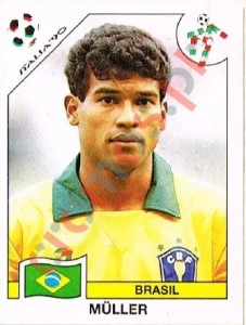 209 Muller (Luis Antonio Correa de Costa) – FIFA World Cup Italia 1990 Panini