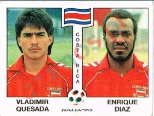 184 Vladimir Quesada / Enrique Diaz – FIFA World Cup Italia 1990 Panini