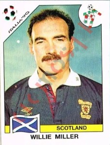 215 Willie Miller – FIFA World Cup Italia 1990 Panini