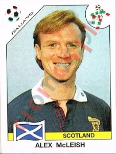 216 Alex McLeish – FIFA World Cup Italia 1990 Panini