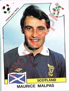 219 Maurice Malpas – FIFA World Cup Italia 1990 Panini