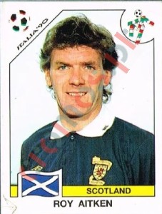 220 Roy Aitken – FIFA World Cup Italia 1990 Panini