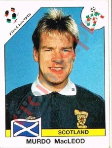 222 Murdo MacLeod – FIFA World Cup Italia 1990 Panini