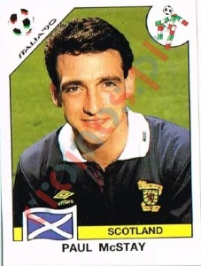 223 Paul McStay – FIFA World Cup Italia 1990 Panini