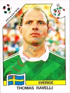 230 Thomas Ravelli – FIFA World Cup Italia 1990 Panini