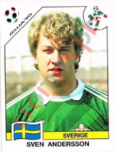 231 Sven Andersson – FIFA World Cup Italia 1990 Panini