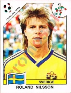 233 Roland Nilsson – FIFA World Cup Italia 1990 Panini