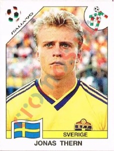 239 Jonas Thern – FIFA World Cup Italia 1990 Panini