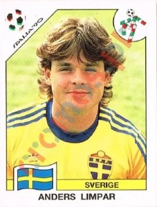 242 Anders Limpar – FIFA World Cup Italia 1990 Panini