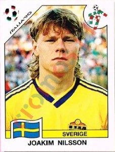 244 Joakim Nilsson – FIFA World Cup Italia 1990 Panini