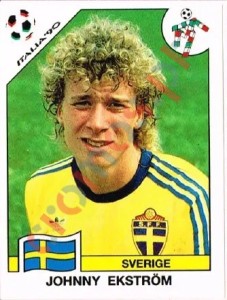 246 Johnny Ekstrom – FIFA World Cup Italia 1990 Panini