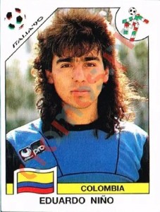288 Eduardo Nino – FIFA World Cup Italia 1990 Panini