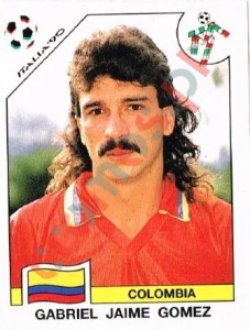 296 Gabriel Jaime Gomez – FIFA World Cup Italia 1990 Panini