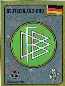 248 Deutscher Fussball-Bund emblem – FIFA World Cup Italia 1990 Panini