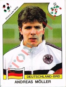 258 Andreas Moller – FIFA World Cup Italia 1990 Panini