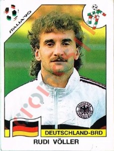 264 Rudi Voller – FIFA World Cup Italia 1990 Panini
