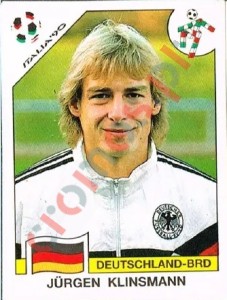 265 Jurgen Klinsmann – FIFA World Cup Italia 1990 Panini