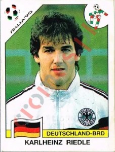 266 Karlheinz Riedle – FIFA World Cup Italia 1990 Panini