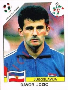 272 Davor Jozic – FIFA World Cup Italia 1990 Panini