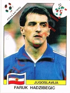 274 Faruk Hadzibegic – FIFA World Cup Italia 1990 Panini