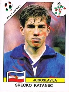 277 Srecko Katanec – FIFA World Cup Italia 1990 Panini