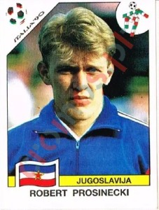 281 Robert Prosinecki – FIFA World Cup Italia 1990 Panini