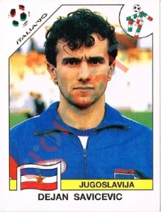 284 Dejan Savicevic – FIFA World Cup Italia 1990 Panini