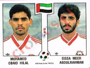 308 Mohamed Obaid Hilal / Eissa Meer Abdulrahman – FIFA World Cup Italia 1990 Panini