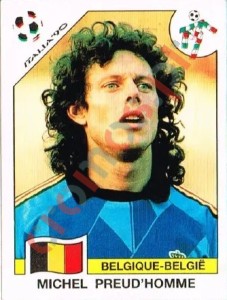 326 Michel Preud'Homme – FIFA World Cup Italia 1990 Panini