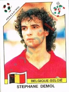 332 Stephane Demol – FIFA World Cup Italia 1990 Panini