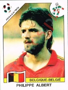 333 Philippe Albert – FIFA World Cup Italia 1990 Panini