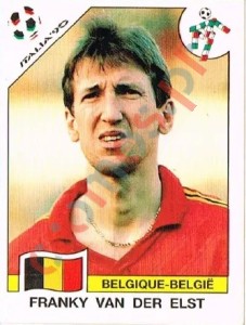 337 Franky van der Elst – FIFA World Cup Italia 1990 Panini
