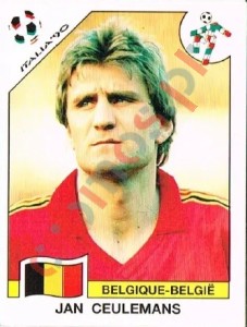 340 Jan Ceulemans – FIFA World Cup Italia 1990 Panini