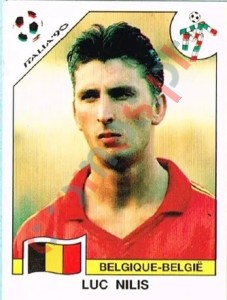 343 Luc Nilis – FIFA World Cup Italia 1990 Panini