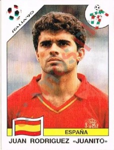 350 Juan Rodriguez "Juanito" – FIFA World Cup Italia 1990 Panini